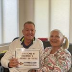 Happy couple retirees KRS Insurance satisfied customers.